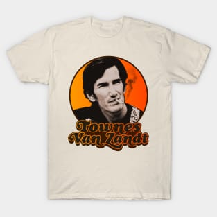 Townes Van Zandt ))(( Retro Outlaw Country Tribute T-Shirt